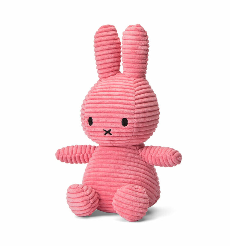 Miffy Corduroy Bubblegum Pink 23cm - Image 2