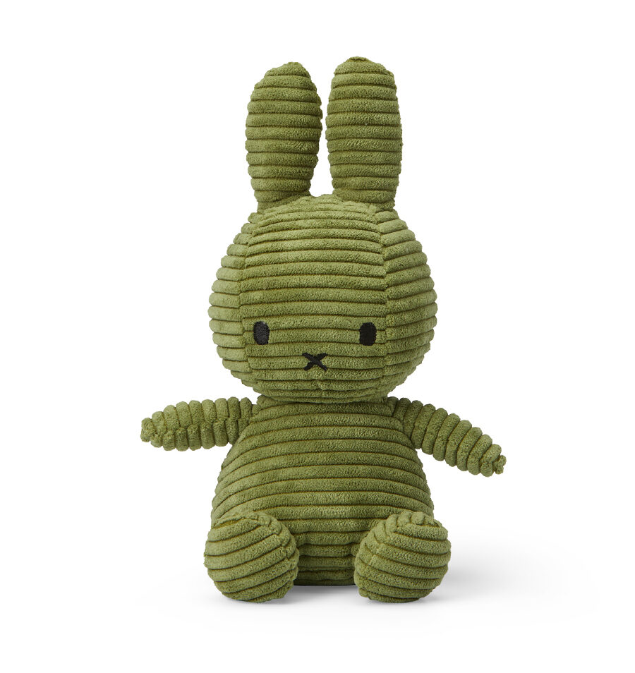 Miffy Corduroy Olive Green 23cm