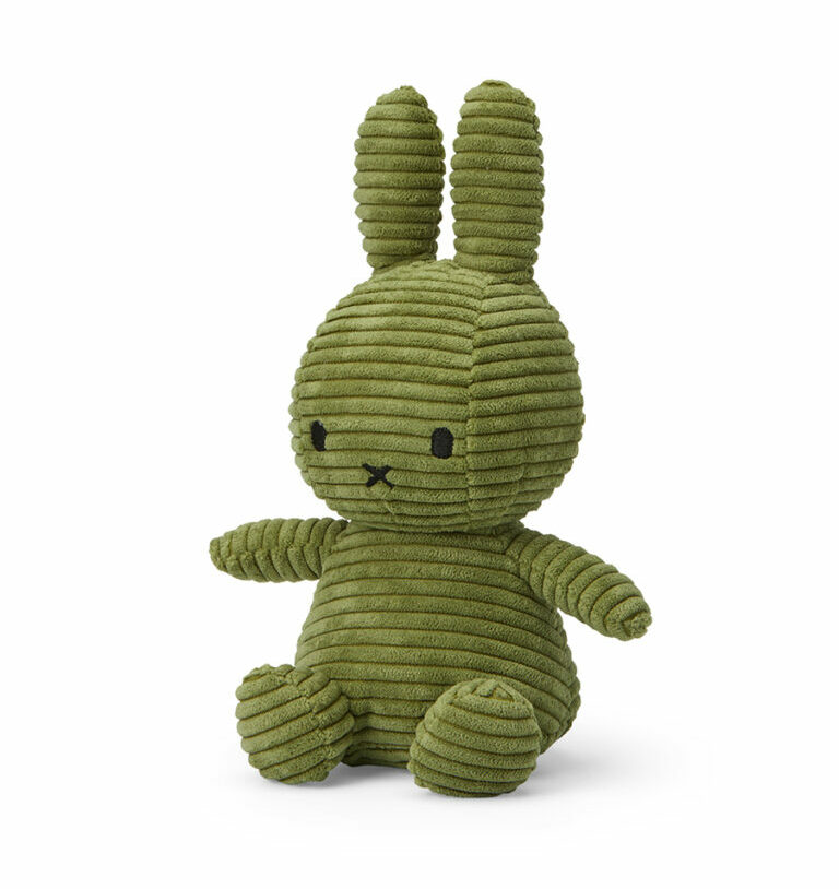 Miffy Corduroy Olive Green 23cm - Image 2