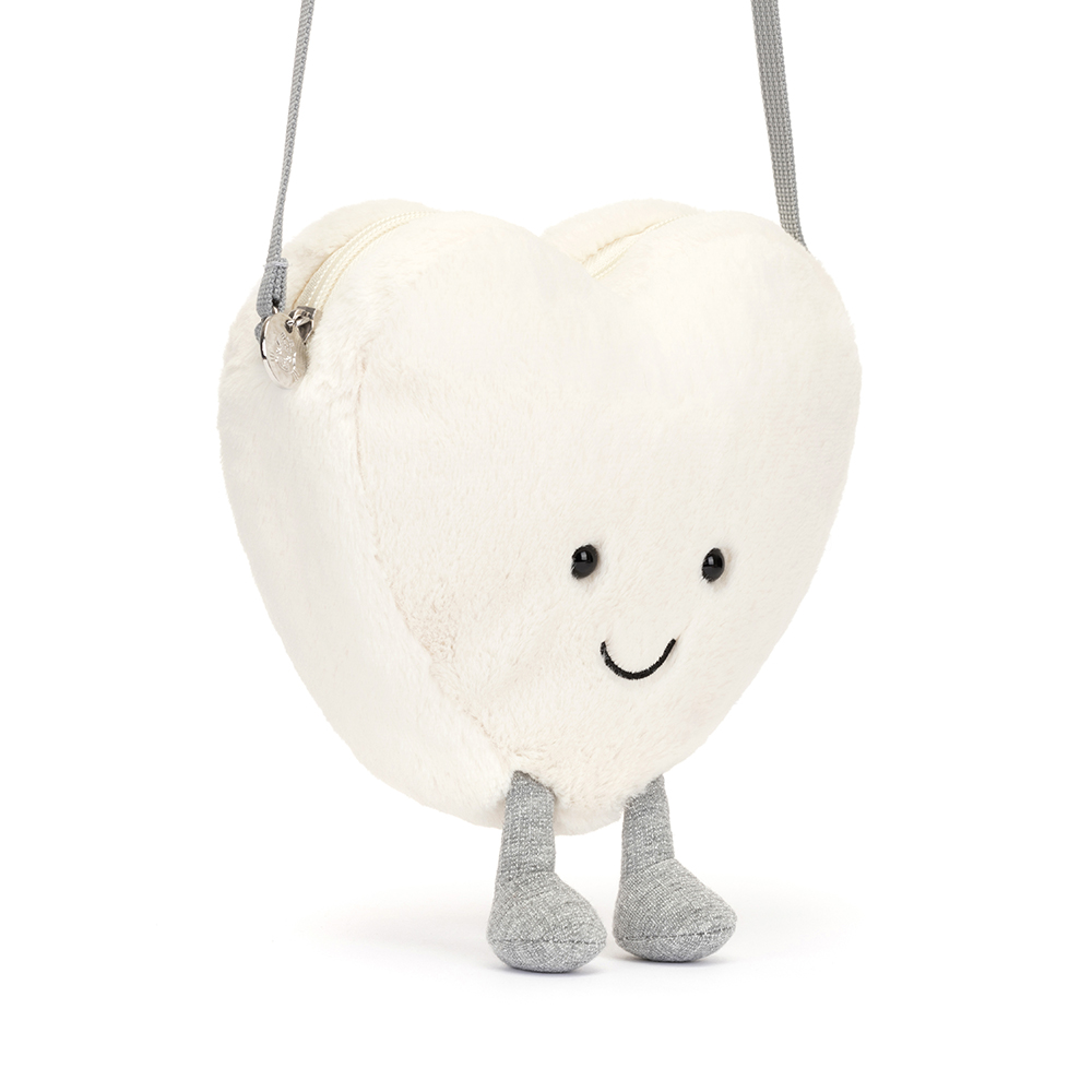 Amuseable Cream Heart Bag - Image 3