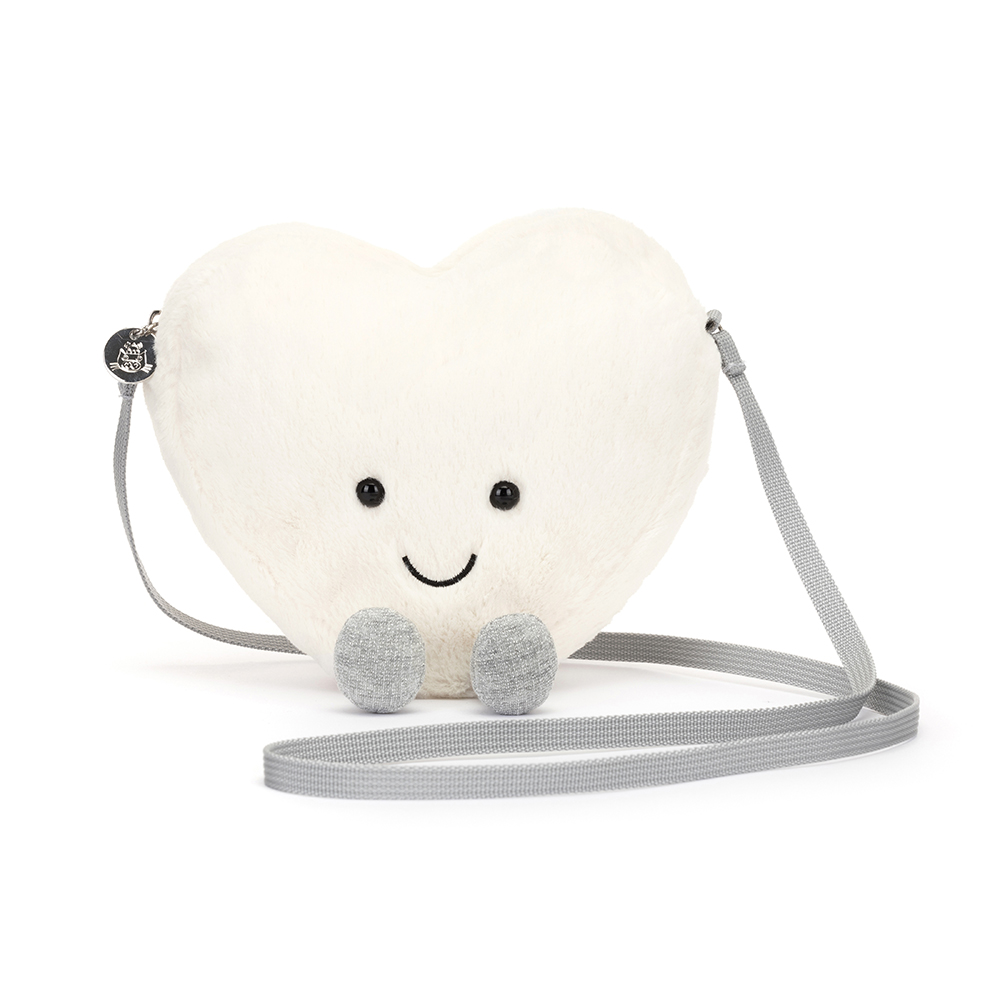 Amuseable Cream Heart Bag - Image 4