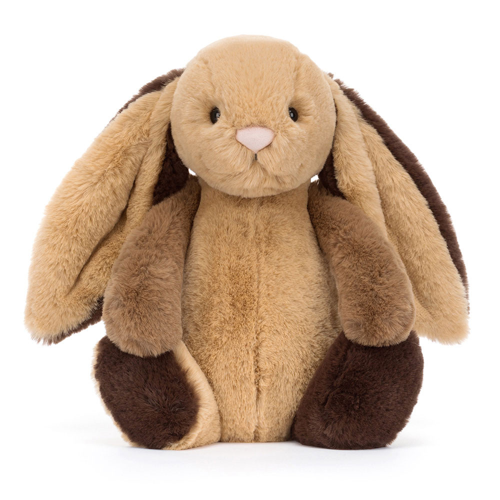 Bashful Patchwork Brown Bunny Original - Image 4