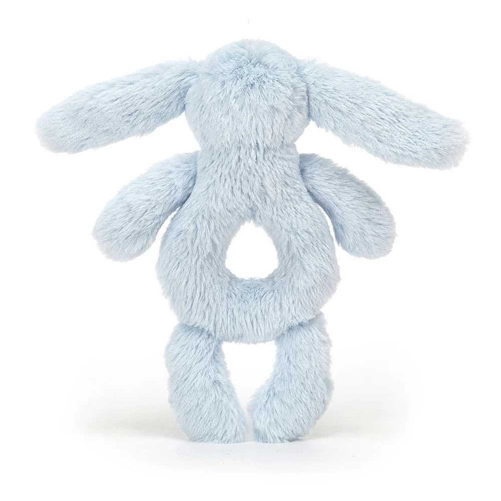Bashful Blue Bunny Ring Rattle - Image 4