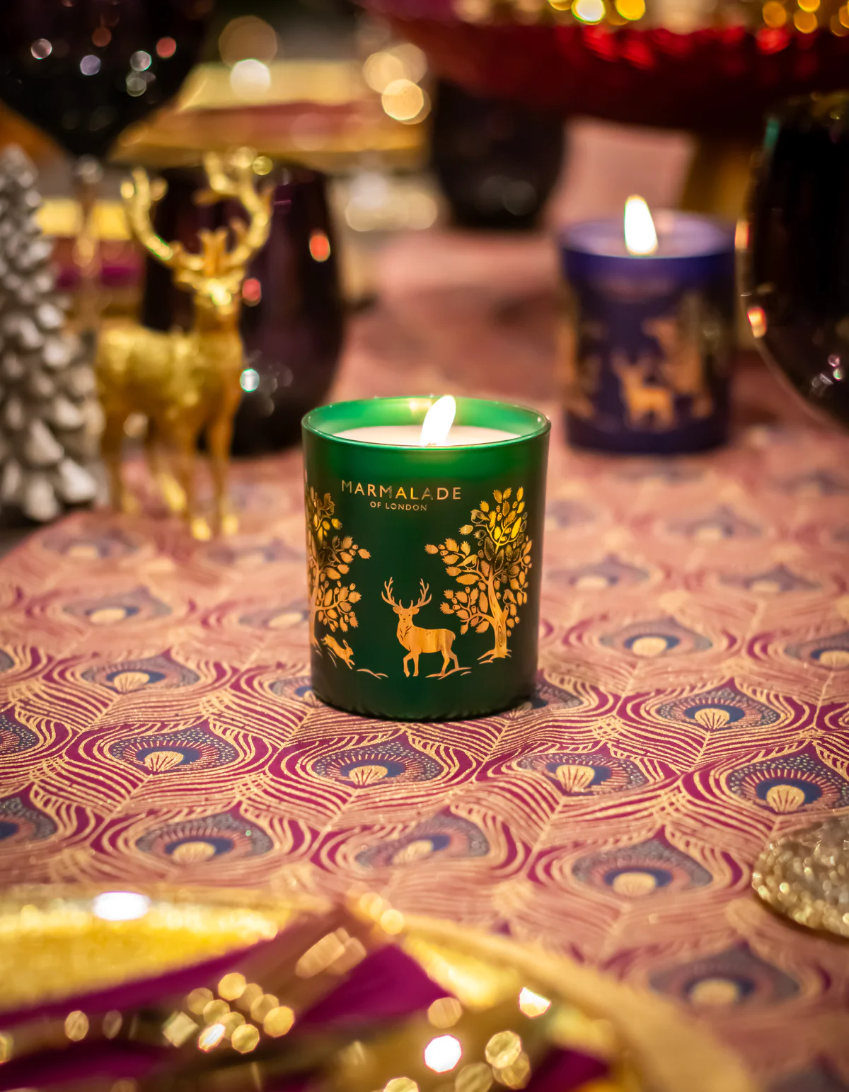 Large Glass Candle - Wild Berry & Bramble - Image 2
