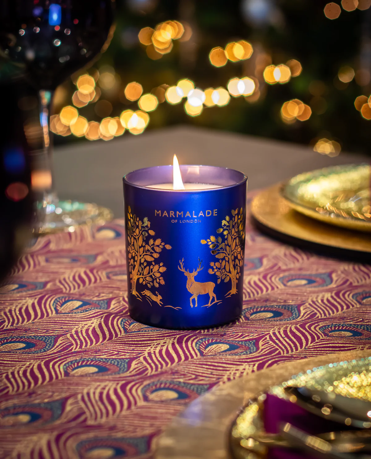 Large Glass Candle - Midnight Woods - Image 2