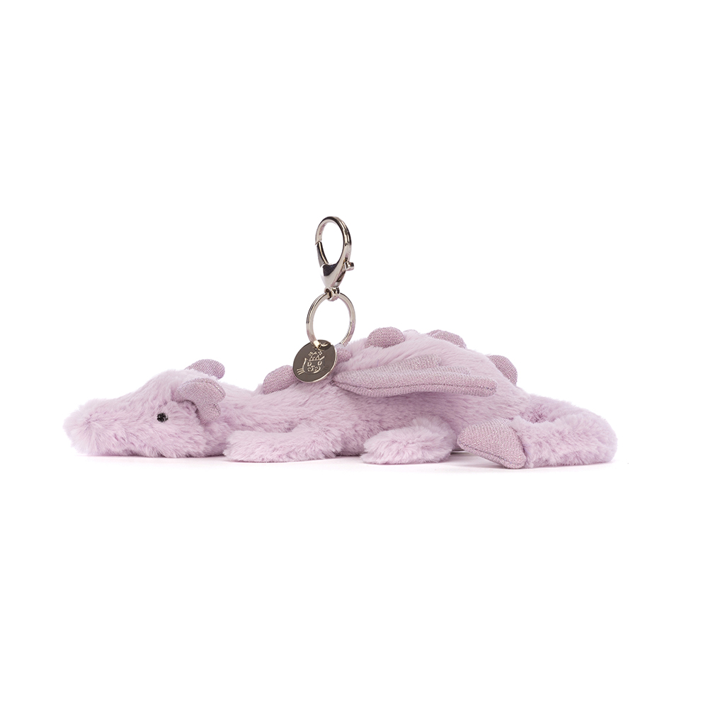 Lavender Dragon Bag Charm - Image 3