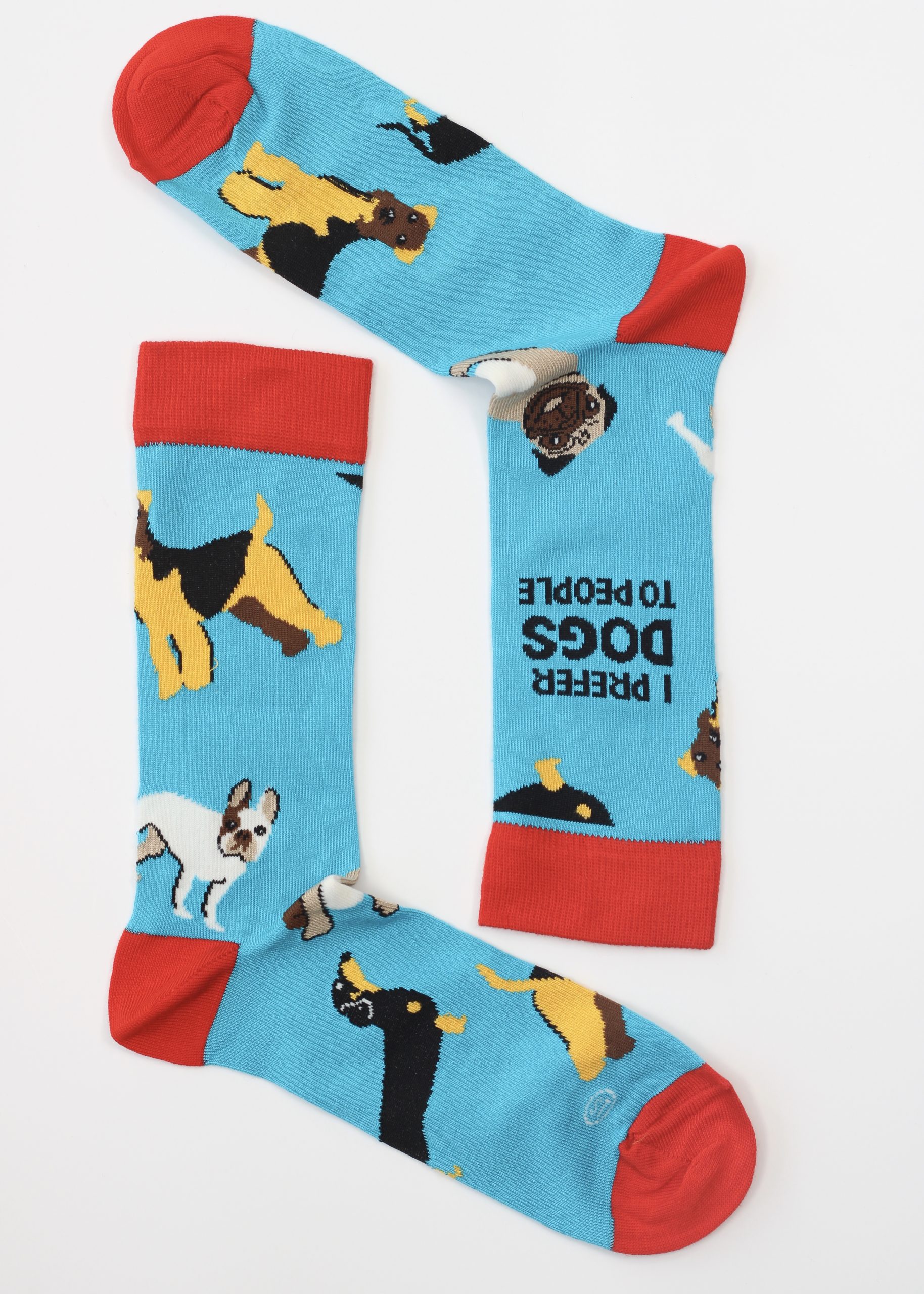 I Prefer Dogs (Mens) Socks - Image 2