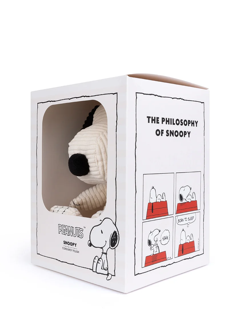 Snoopy ECO Corduroy Cream In Gift Box 27cm - Image 6