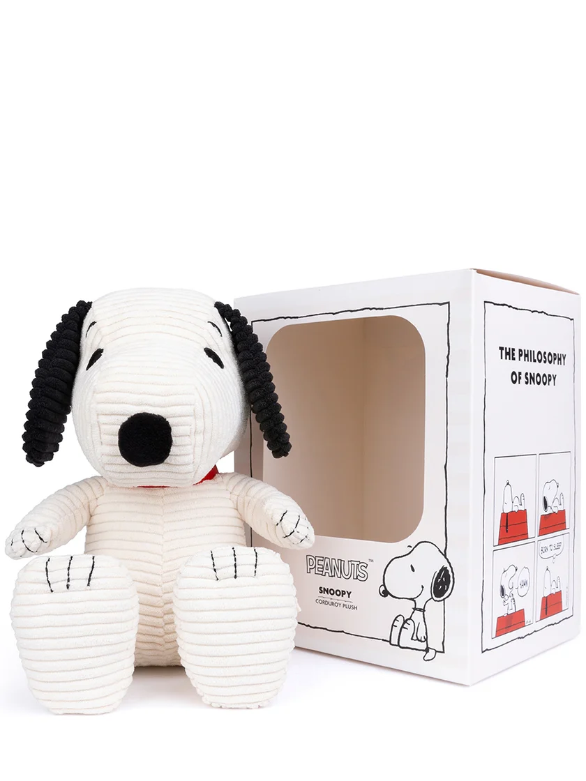 Snoopy ECO Corduroy Cream In Gift Box 27cm