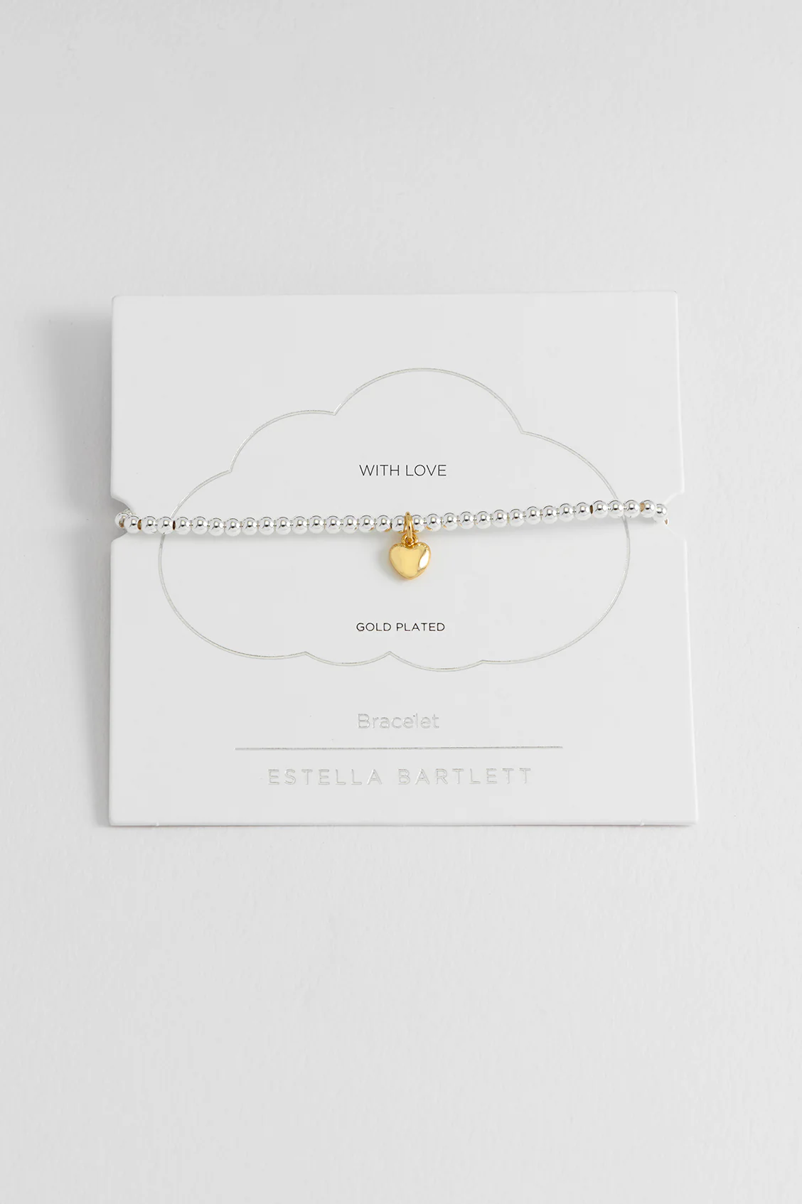Gold With Love Puffed Heart Bracelet