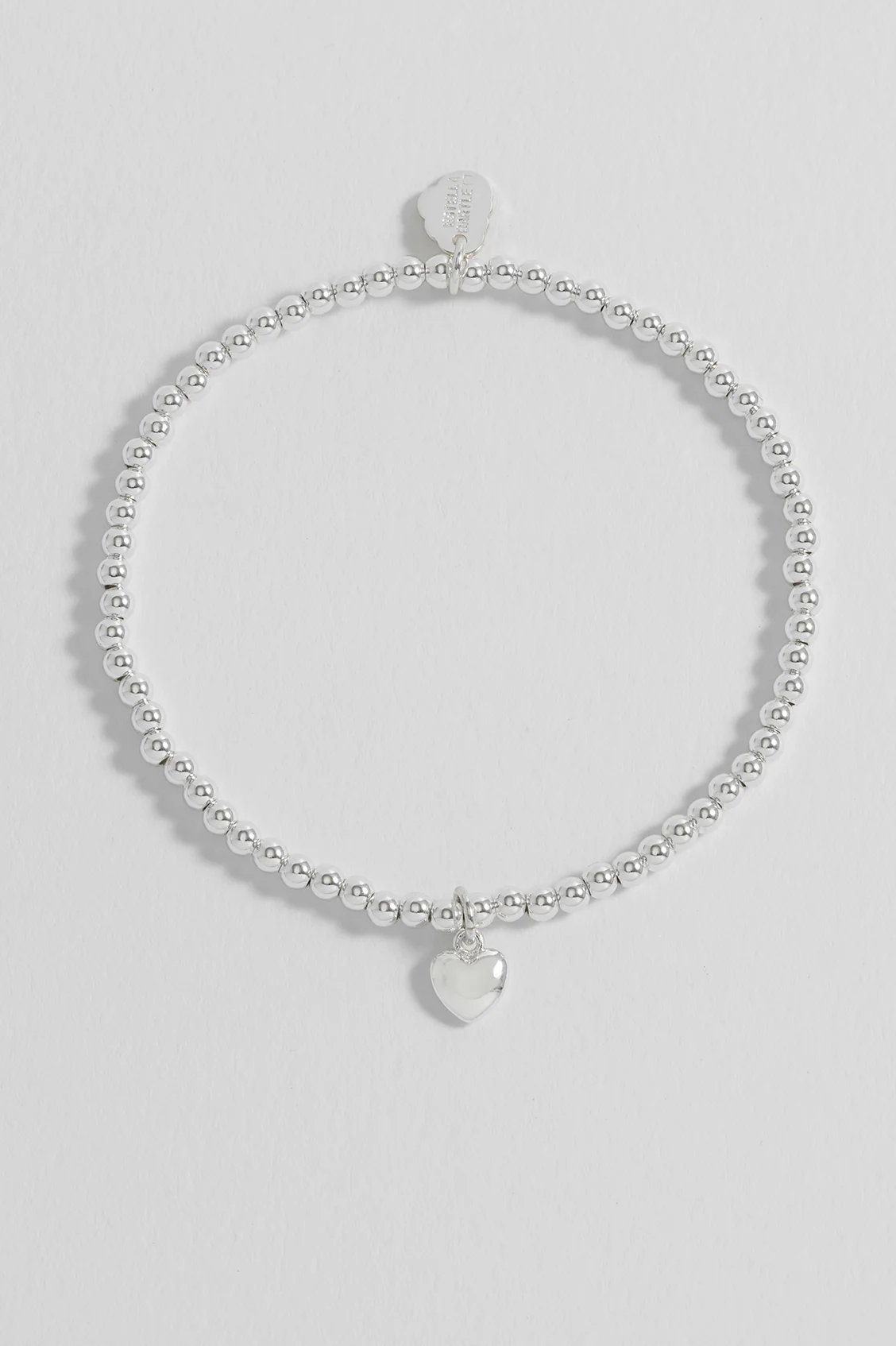 Silver With Love Puffed Heart Bracelet - Image 3