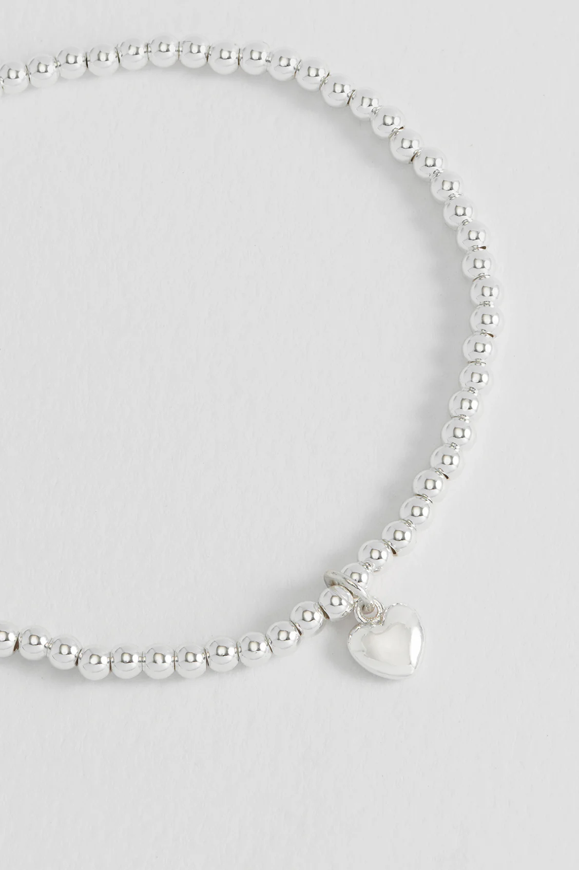 Silver With Love Puffed Heart Bracelet - Image 4