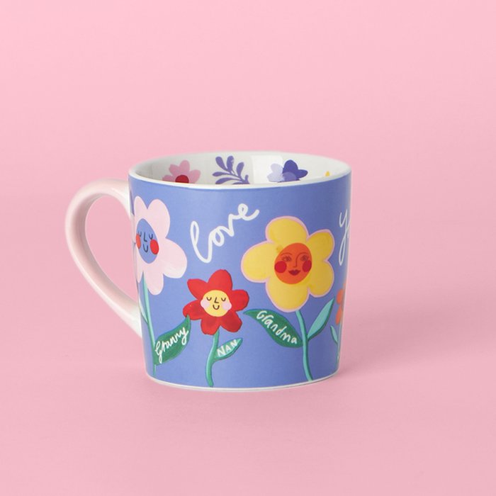 Granny Love You Floral Mug - Image 2