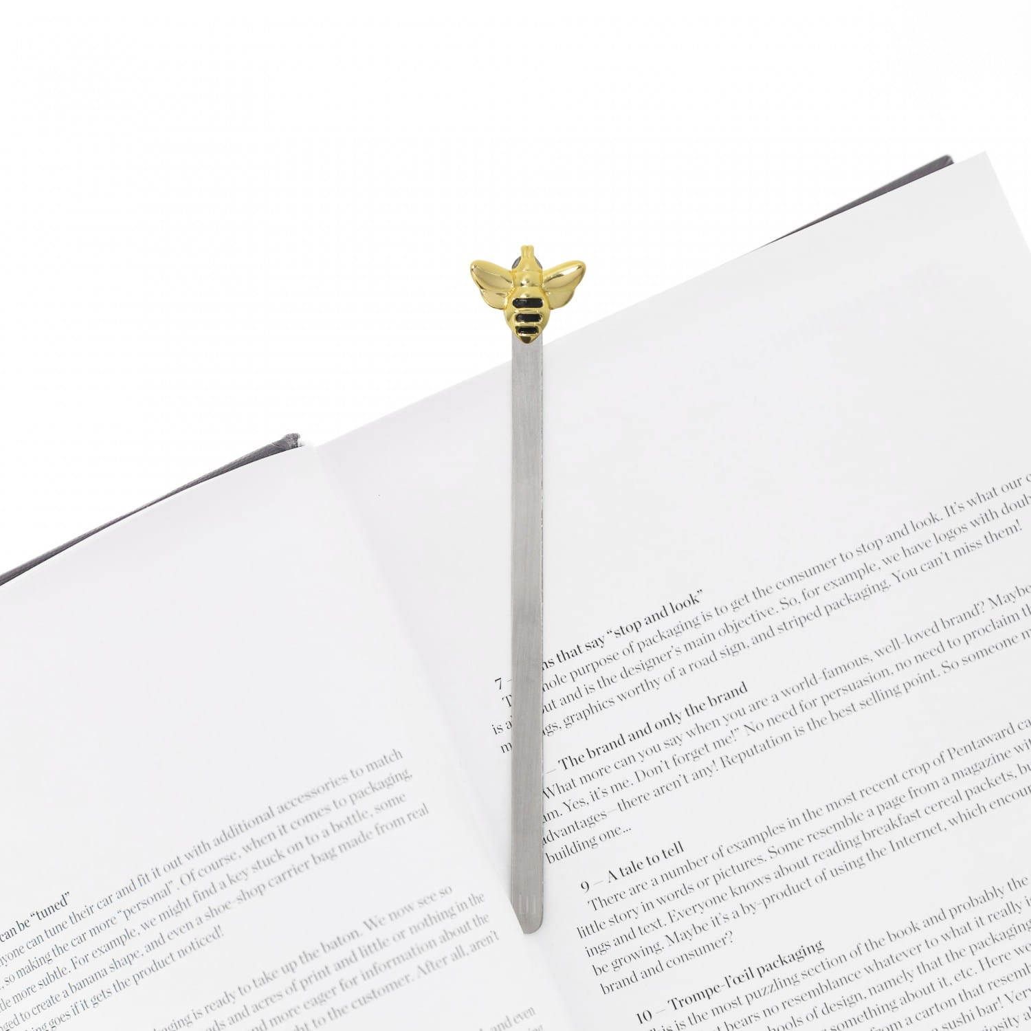 Black & Gold Bee Bookmark