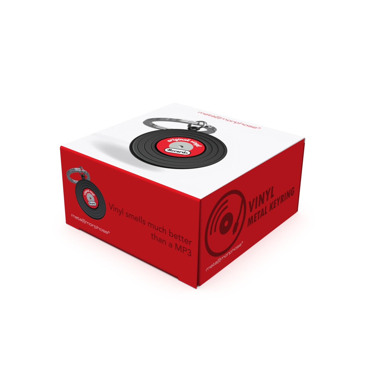 Black Vinyl Record Keyring - Image 5