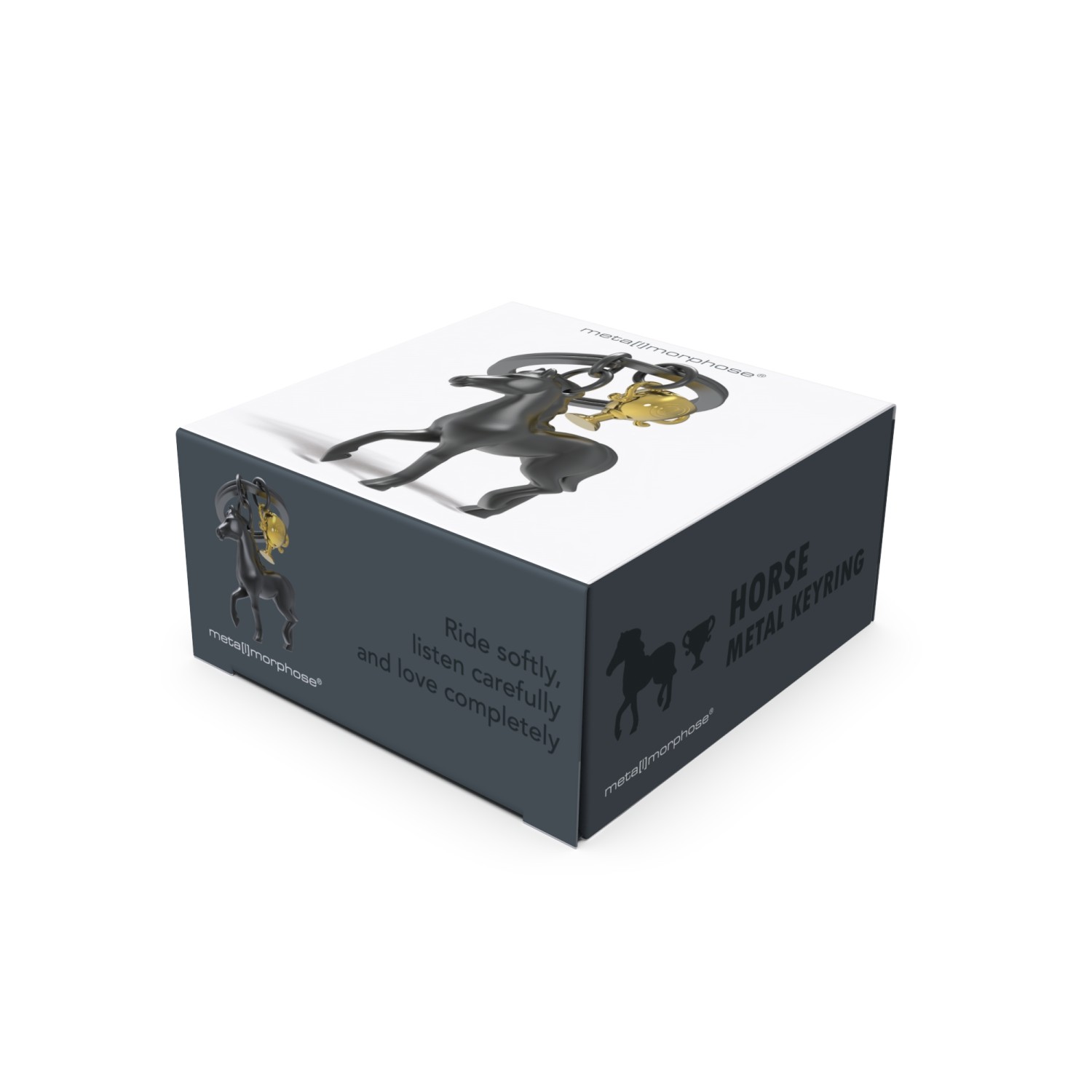 Black Horse & Trophy Keyring - Image 4