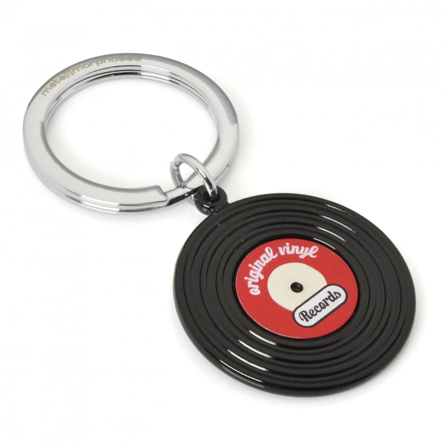 Black Vinyl Record Keyring - Image 4