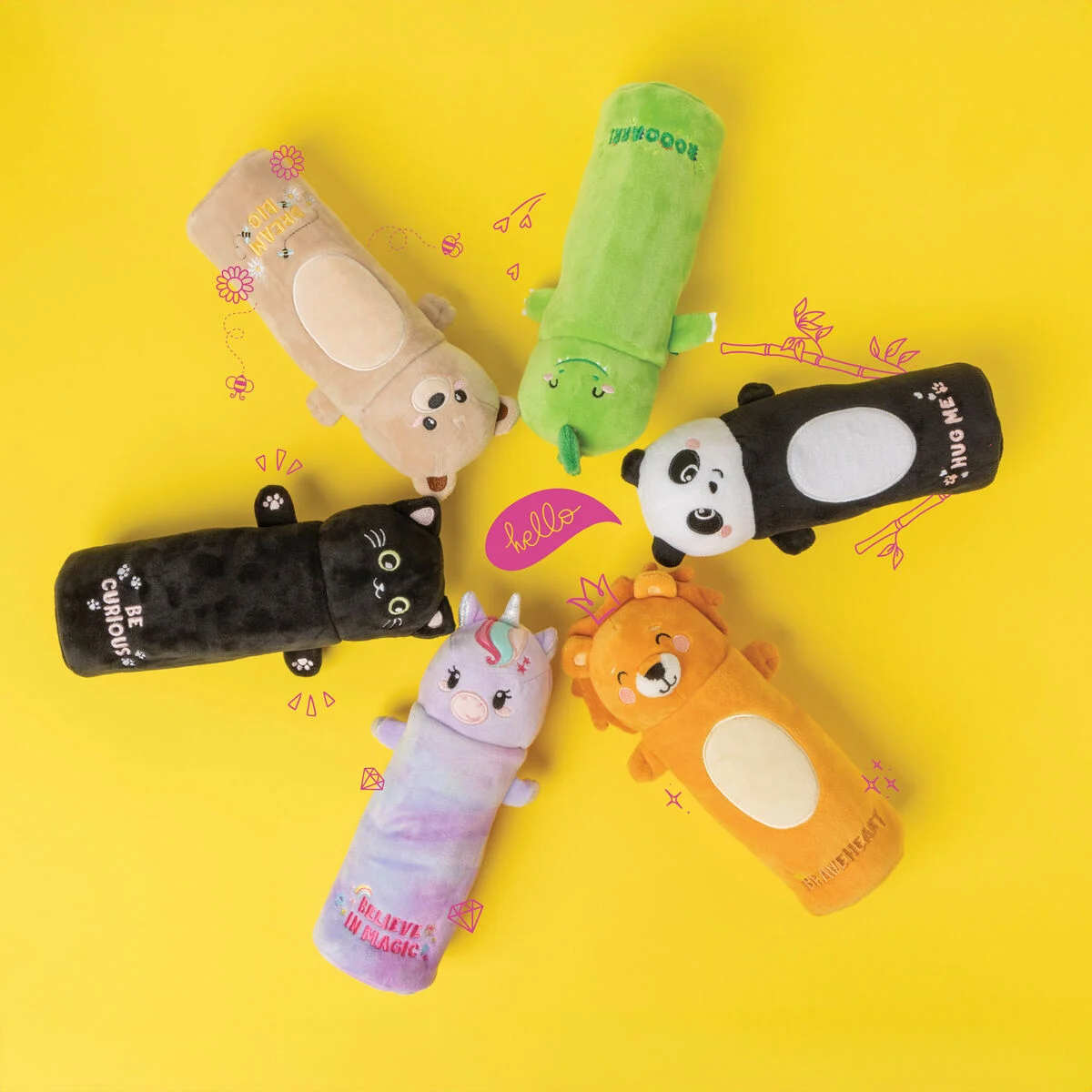 Plush Pencil Case - Lion - Image 7