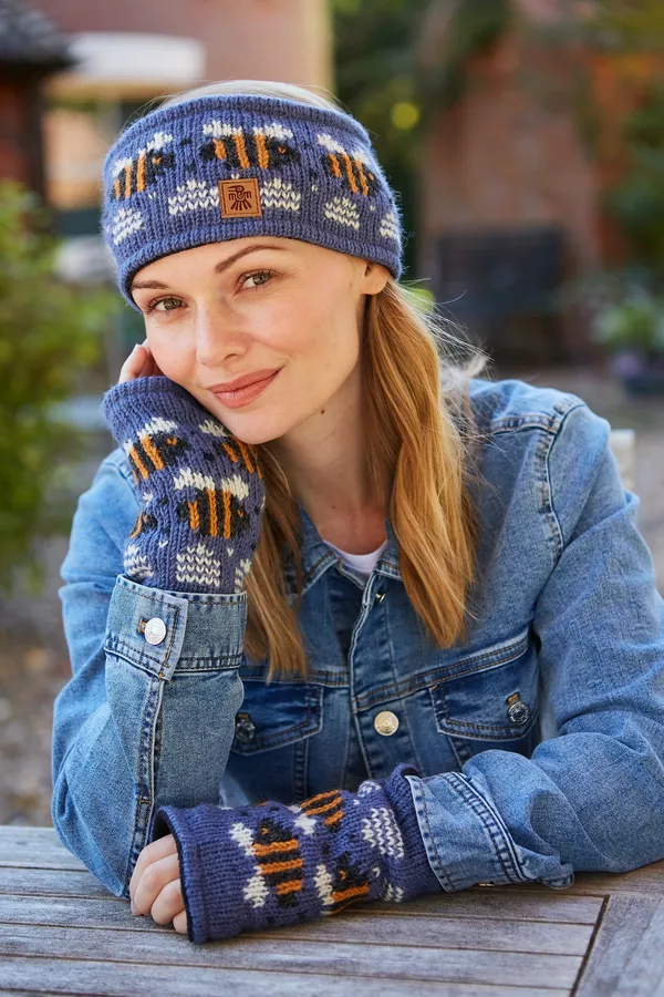 Beehive Headband Denim - Image 2