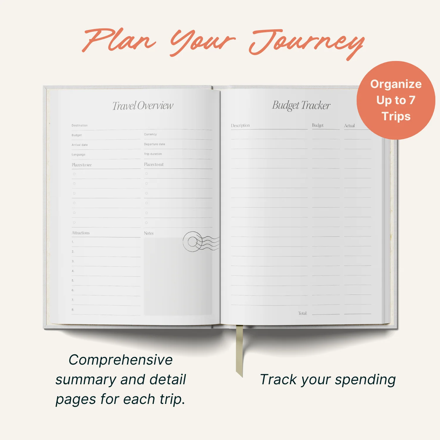 Travel Planner - Green Coral - Image 2