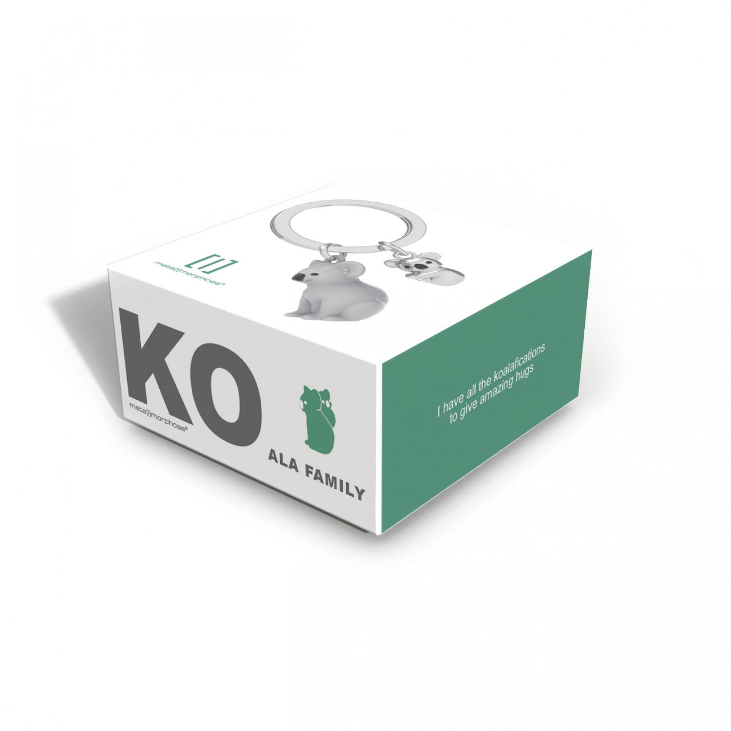 Grey Koala & Baby Keyring - Image 2
