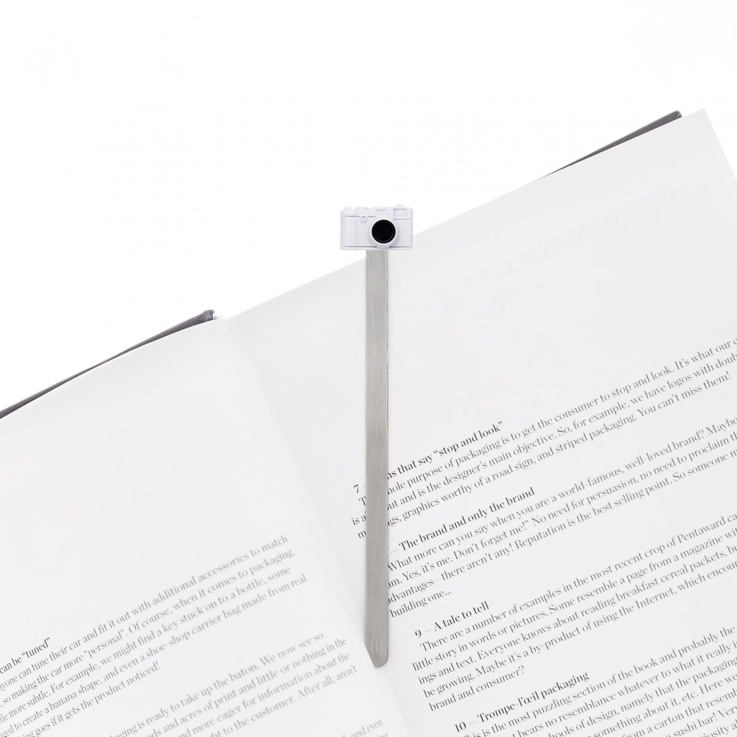 White Camera Bookmark - Image 3