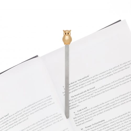 Gold Owl Bookmark - Image 3
