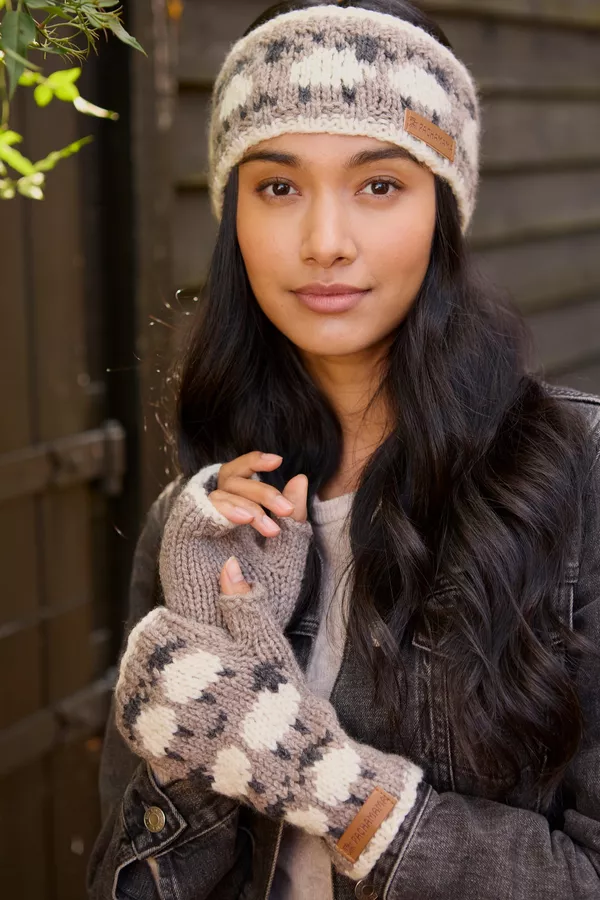 Merino Sheep Headband Mushroom - Image 2