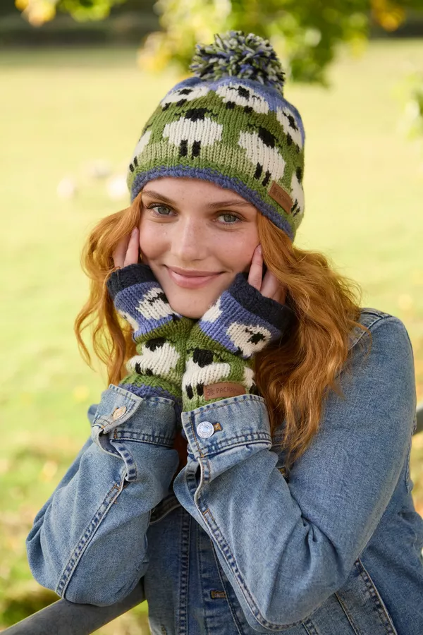 Flock Of Sheep Bobble Beanie - Image 2