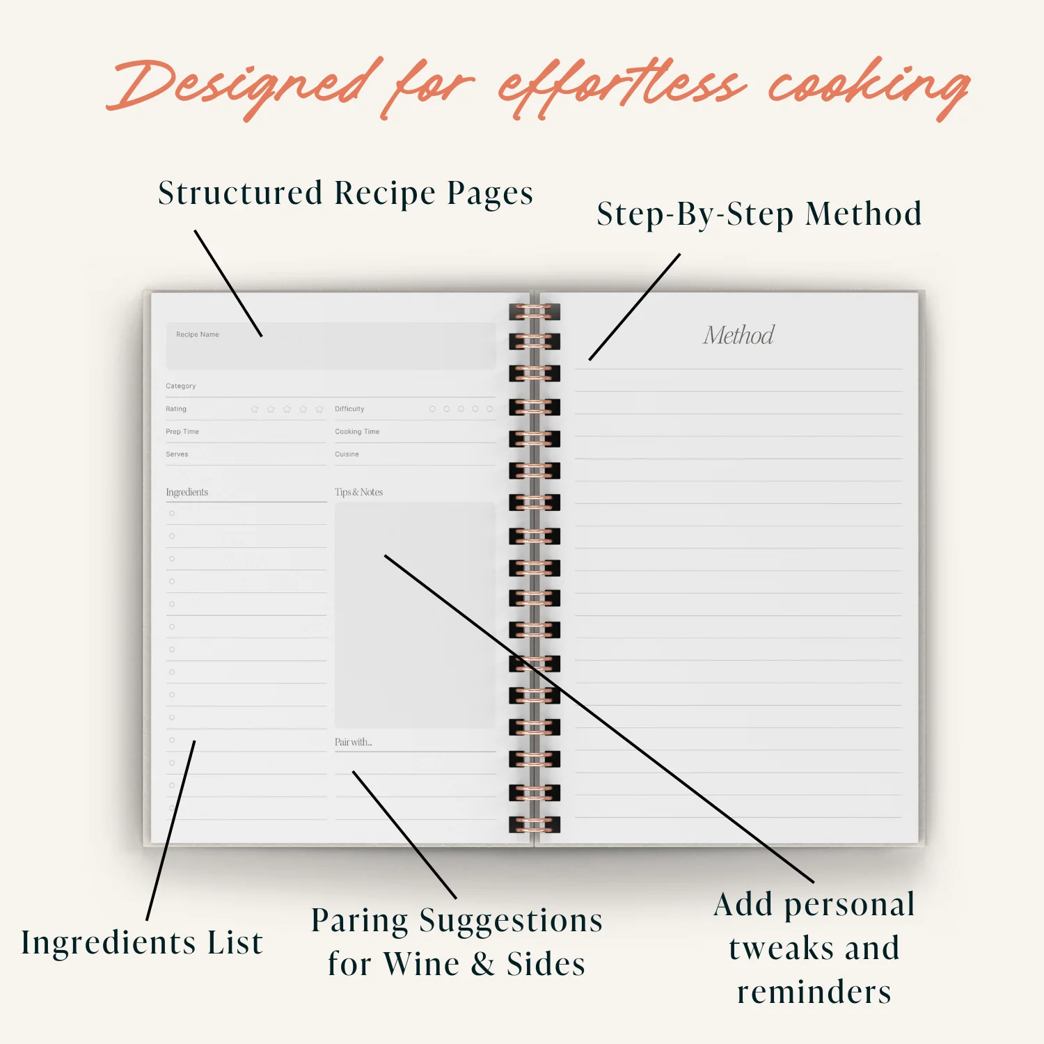 Recipe Journal - Tomato - Image 4