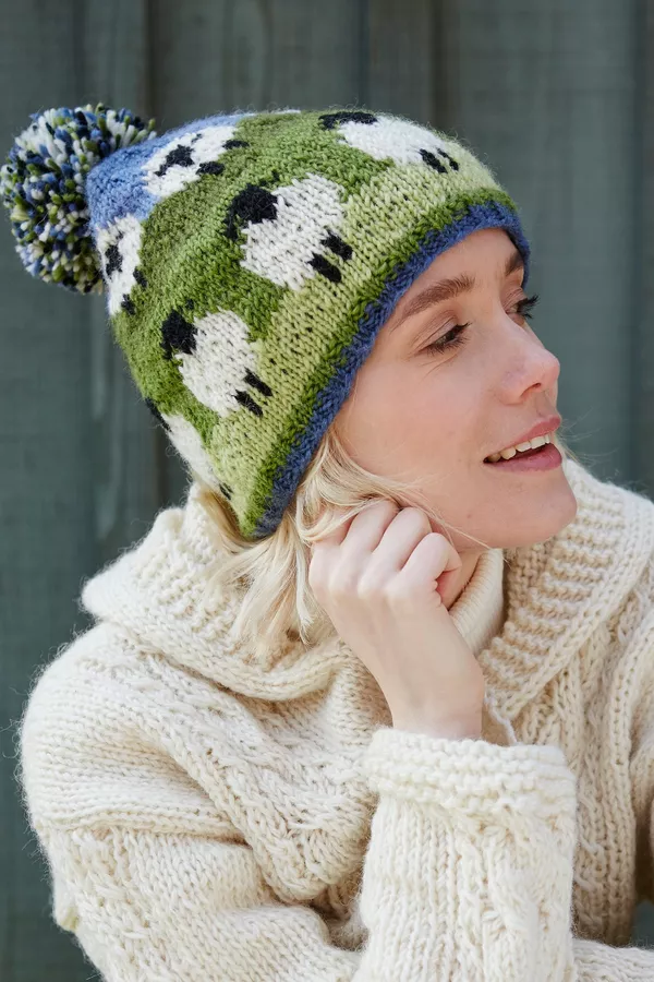 Flock Of Sheep Bobble Beanie - Image 3