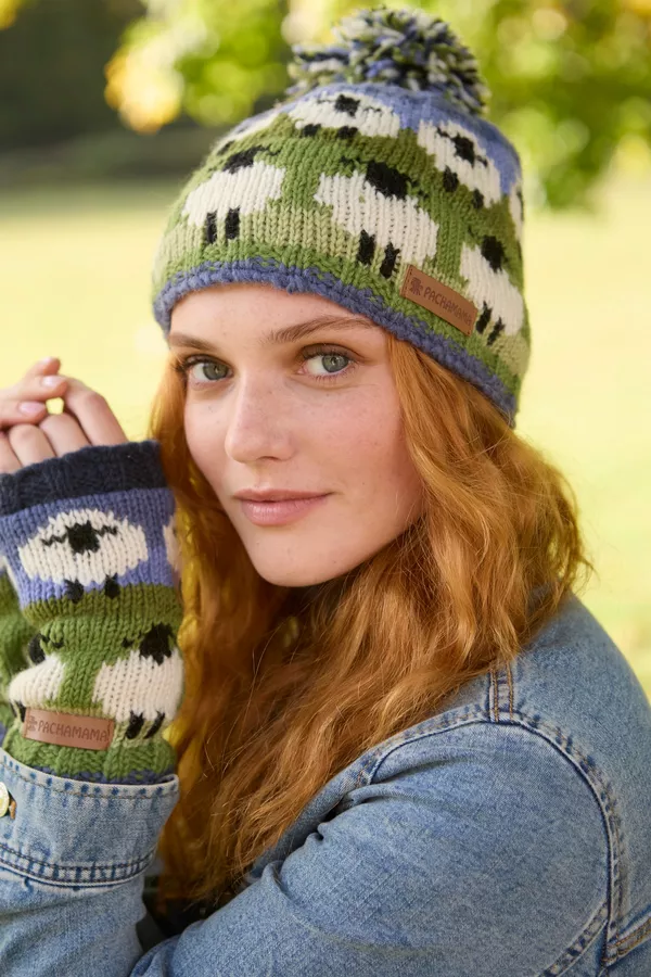 Flock Of Sheep Bobble Beanie - Image 4