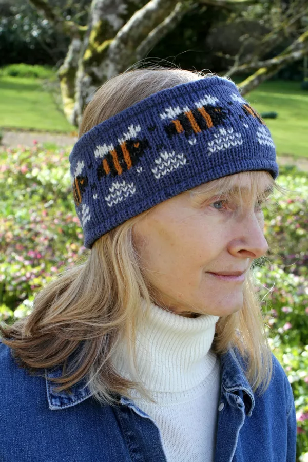 Beehive Headband Denim - Image 3