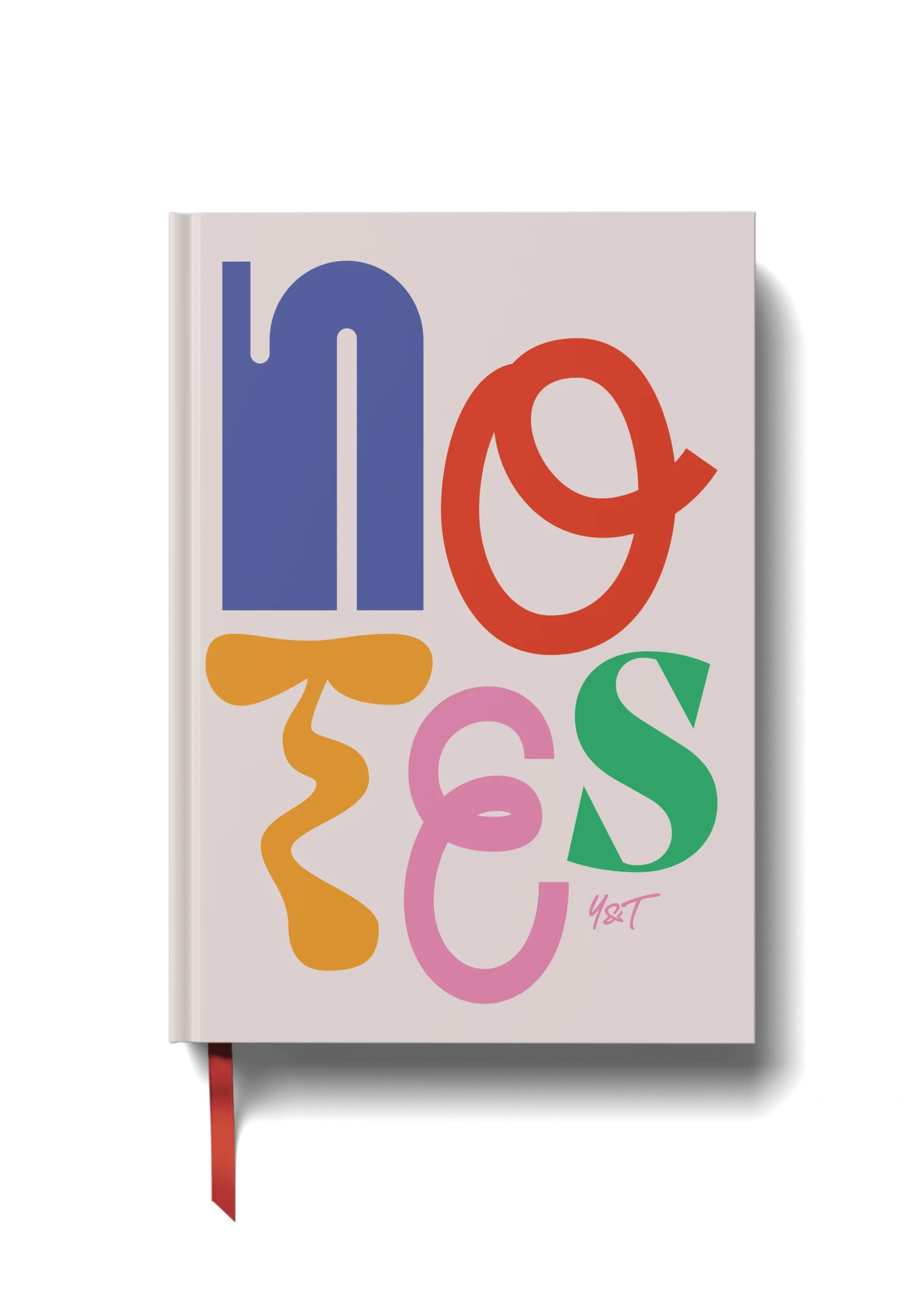 Lined Notebook - Notes In Motion Rainbow