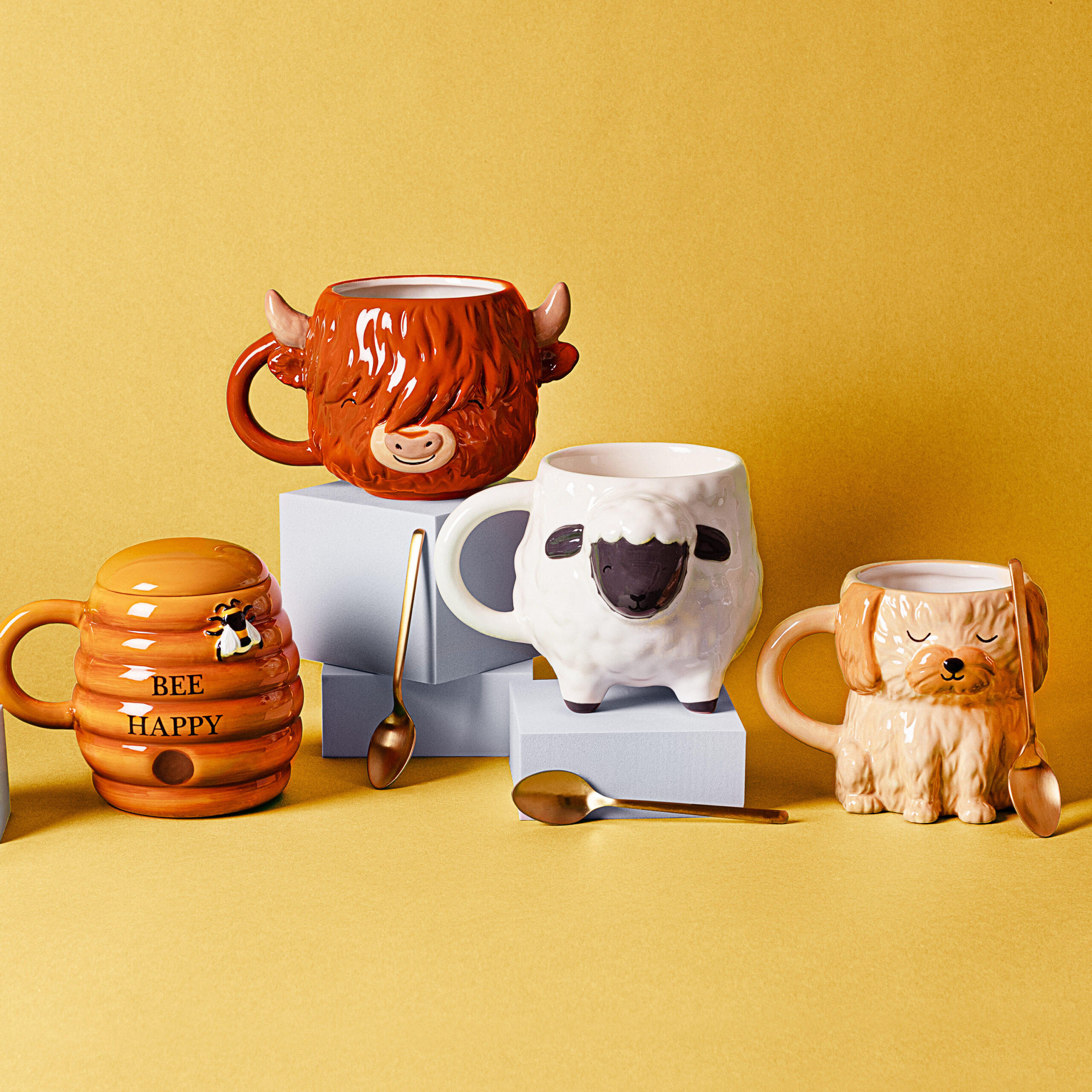 Highland Cow Shaped Mug - Image 2