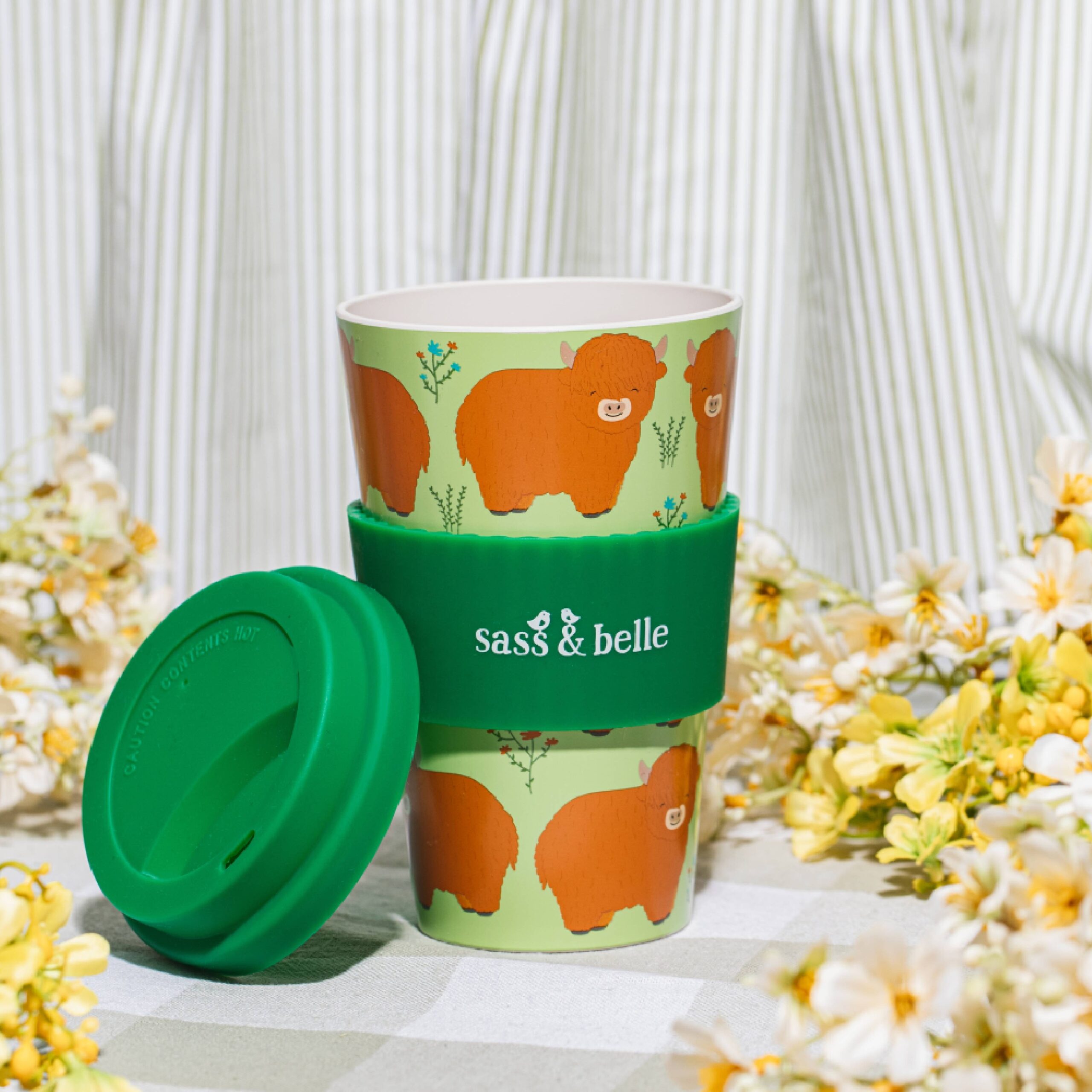 Highland Cow Travel Coffee Cup - Image 3