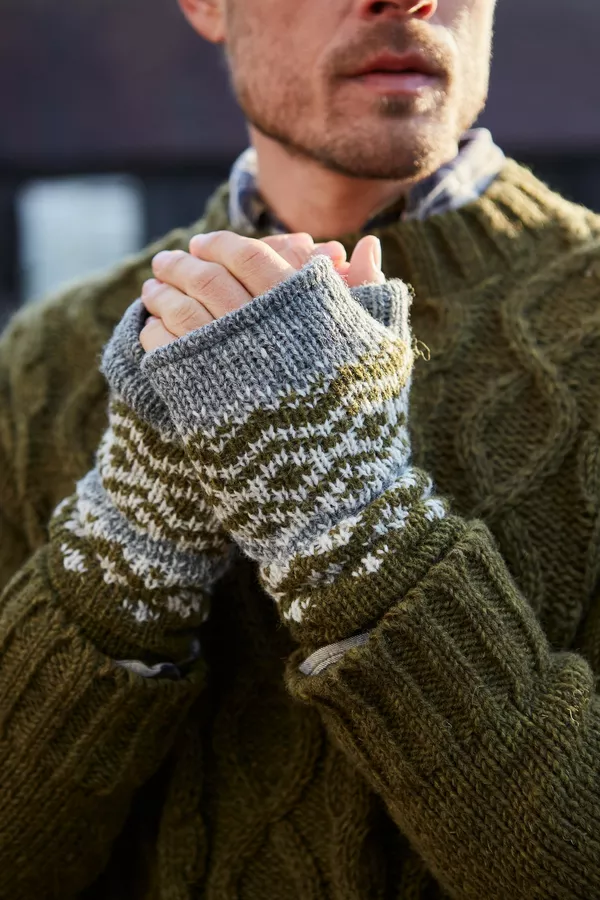 Men's Jorvik Wristwarmer Moss
