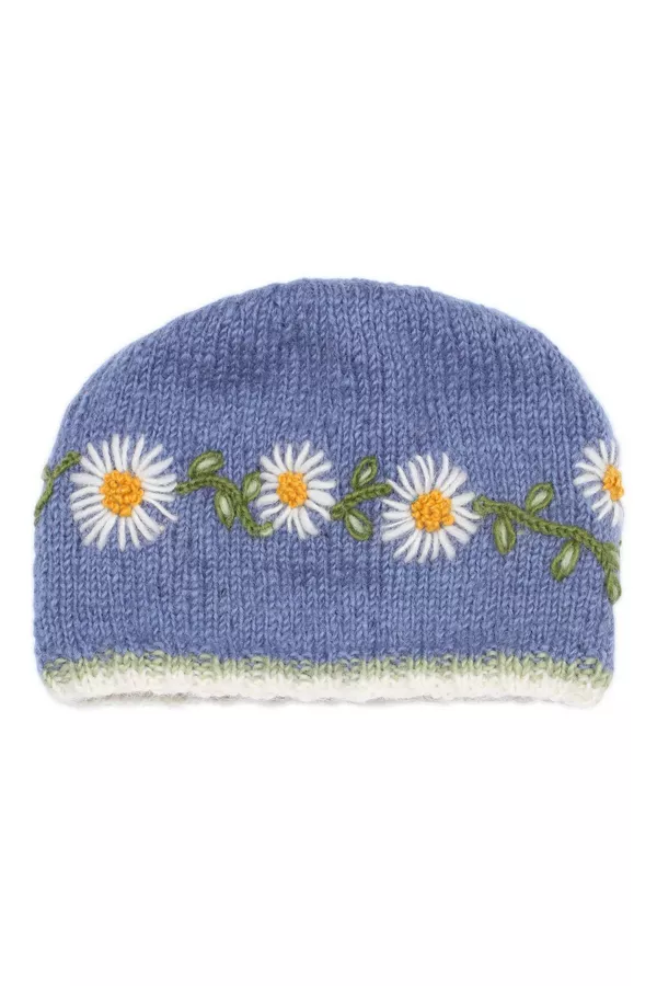 Daisy Chain Beanie Jacaranda