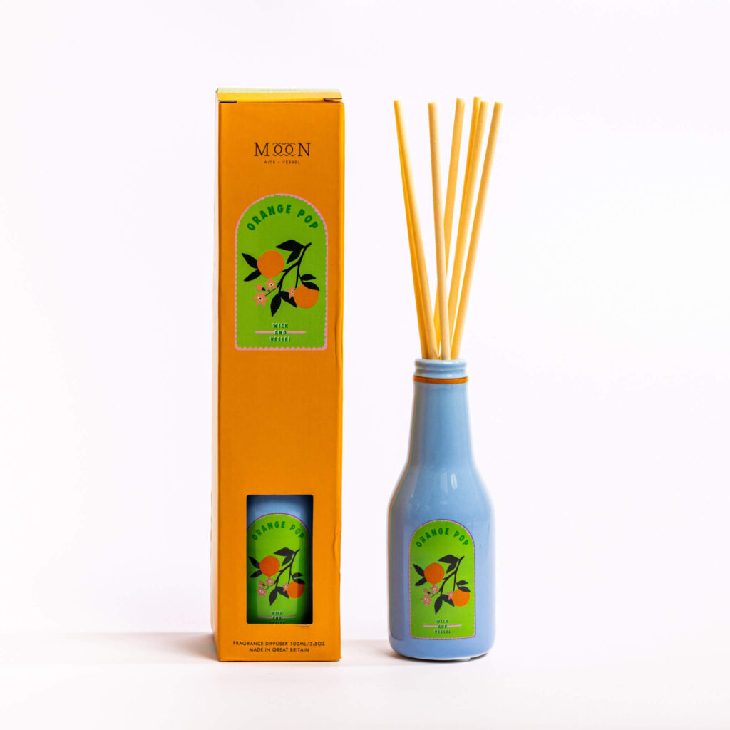 Orange pop diffusers from gift + home